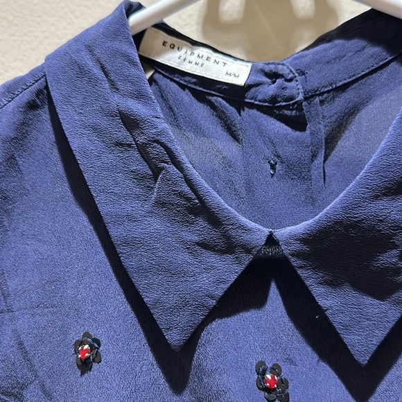 Equipment 100% silk sleeveless blouse - Picture 2 of 4